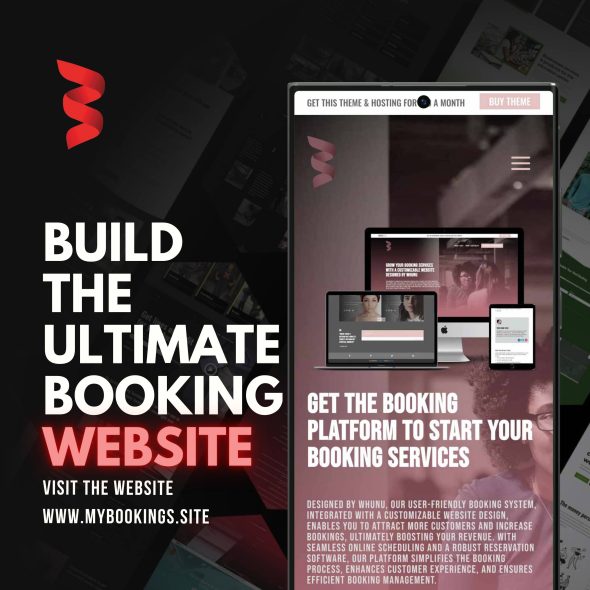 build the ultimate booking website with Whunu